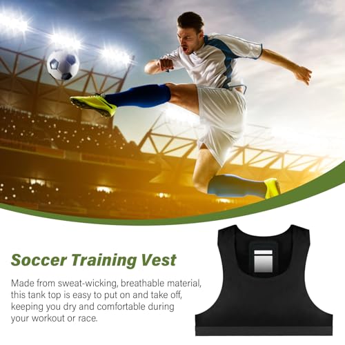 Chaleco de fútbol transpirable con ajuste flexible de spandex para rastreador GPS 6