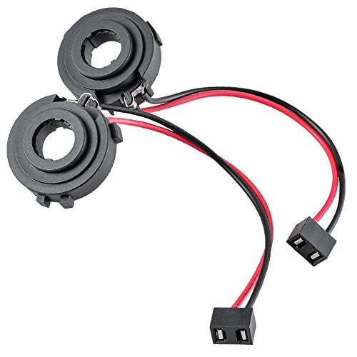 H7 Adaptateur de Supports d'ampoule de Phare, OUSHI H7 LED Supports de Base pour VW Golf MK6/7 Jetta Scirocco Nouveau Touran Sharan Passat B7 Vito (Avec Clé d'installation de l'adaptateur H7) Cover
