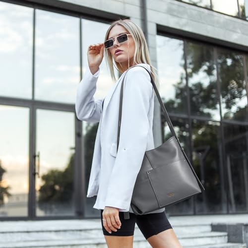 Image of Vulkitty Crossbody Bag Leather Hobo Crossbody Purse and Fashion Women Handbag Ladies New Chic Tote Shoulder Bags