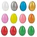 TRIXES Paquete de 12 Coloridos Huevos de Pascua Vacíos para Llenar de...