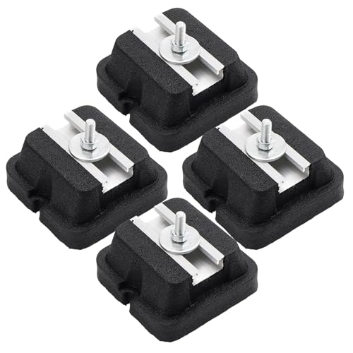 Soportes antivibraciones para aire acondicionado, base de apoyo para aire acondicionado, 4 unidades, soporte antivibratorio resistente para aire acondicionado Split y bombas de calor