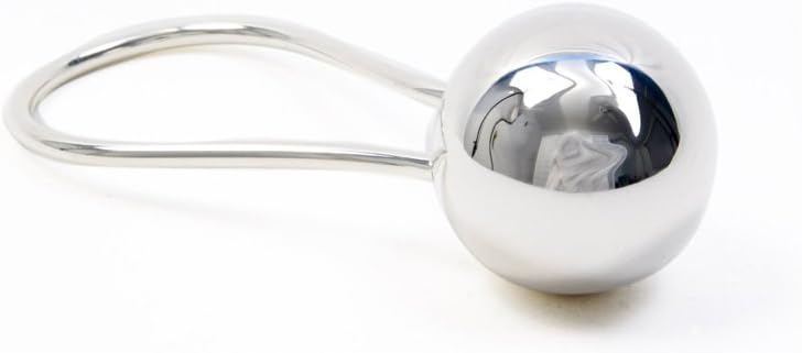Areaware Harmony Ball Single Sphere Rattle Silver
