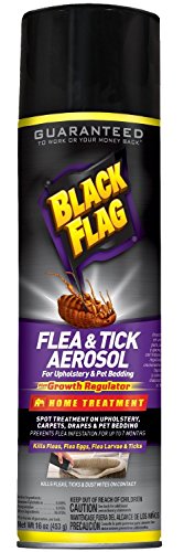 Black Flag HG-11094 Flea & Tick Killer for Upholstery & Pet Bedding Aerosol Spray, 16 oz 11094 11094
