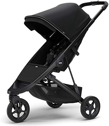 Thule Spring Stroller - Compact Baby Stroller Perfect for Everyday Use - Features 5-Point Harness, Lightweight and Compact Design, Vented Canopy, Padded Reclining Seat