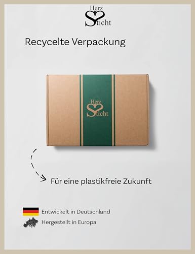 HerzSticht Damen Kurze Trachtensocken 1er Pack (Modell: Edelweiss), Trachtenstrümpfe Beige 39-42