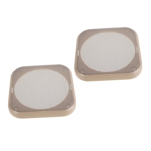 Cabilock Square Speaker Grill Cover Mesh Decorative Grille for Car Speakers Quick Installation