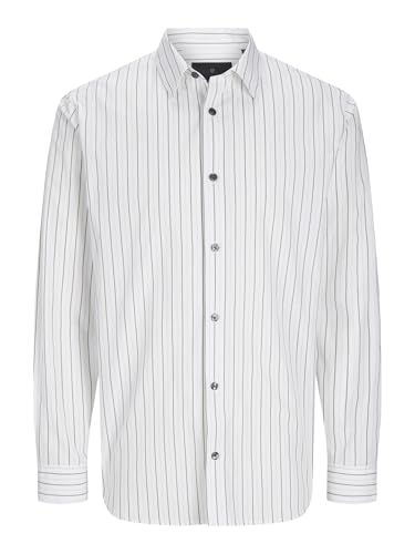 T-Shirt L/S Jack & Jones Stanley anti-déformation en pur coton doux