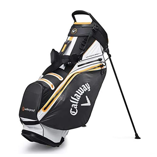 Callaway Hyper Dry 14 Stand MAVRIK 2020, Adultos Unisex, Naranja/Blanco/Gris, Talla Única