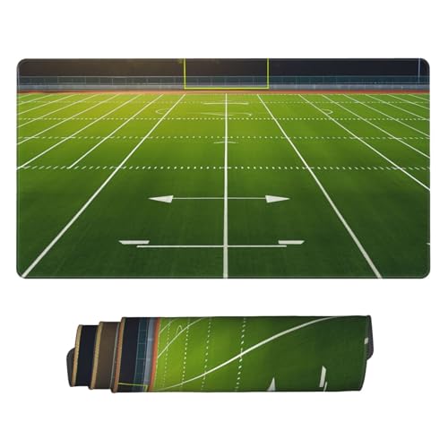 Tapis de souris de jeu grand format 41x75 cm avec base en caoutchouc vert