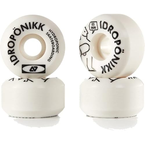 Centrano Hidropónico Ruedas para monopatín, Adultos Unisex, Blanco, 55 mm Cover