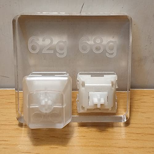 JOJOYS Gazzew Boba U4 Switch, Silent Tactile 5Pin 62g 68g Keyswitch with White & RGB Version for Customization Mechanical Gaming Keyboard (Color : U4 68g, Size : 10PCS)