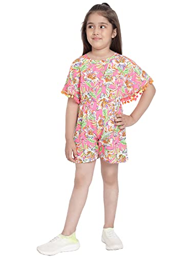 Image of Nautinati Girls Strappy Colourful Jumpsuit | Age 4-8 Years