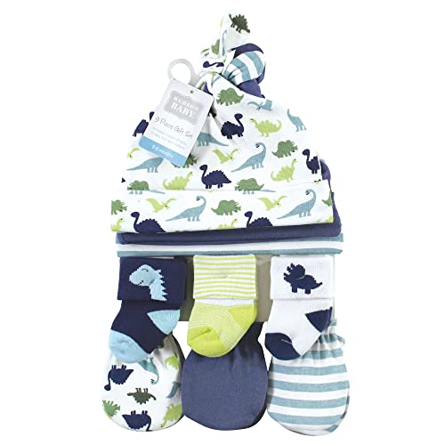 Hudson Baby Unisex Baby Caps, Mittens And Socks Set, Dinosaur, 0-6 Months #TOP1