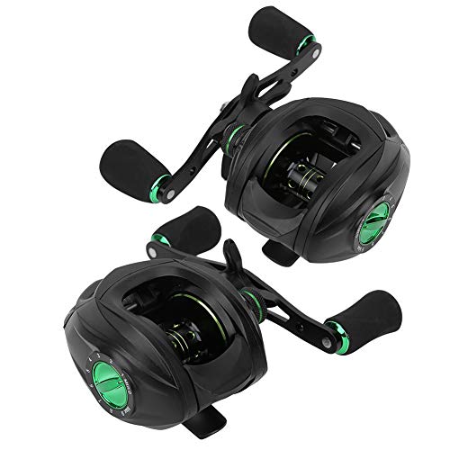 Keenso Fishing Reel Bearings, Baitcasting Reel, Magnetic Brake Technology