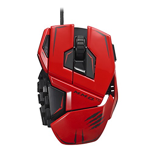 Preisvergleich Produktbild Mad Catz M.M.O.TE Gaming Maus für PC - rot