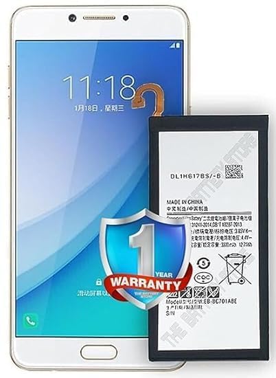 Image of THE BATTERY STORE Original EB-BC701ABE Battery for Samsung Galaxy C7 Pro /C7000 C7010 C2018 C701F Battrey with 1 Year Warranty****(Q119)