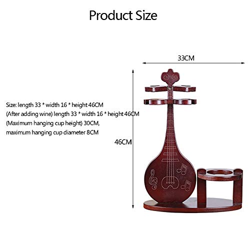 Soporte para Botellas de Vino de Madera Maciza miniatura 3