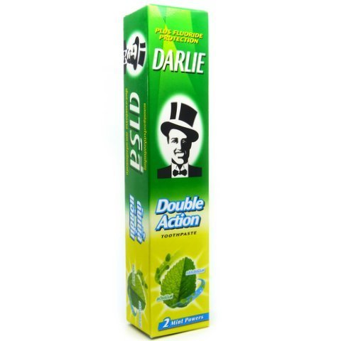 Darlie Double Action 2 Mint Powers (Spearmint and Peppermint) Fluoride Toothpaste 150 Gram