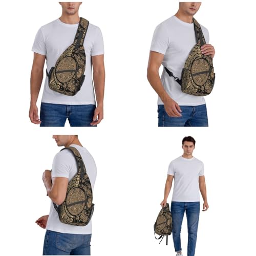 Aztec Sling Backpack Chest Bag Crossbody Shoulder Bag Gym Cycling Travel Hiking Daypack For Men Women3