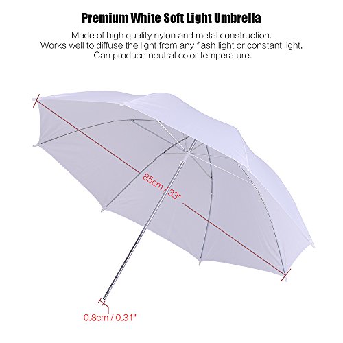 Kit de iluminación de photo studio para lograr una luz suave sin sombras duras 6