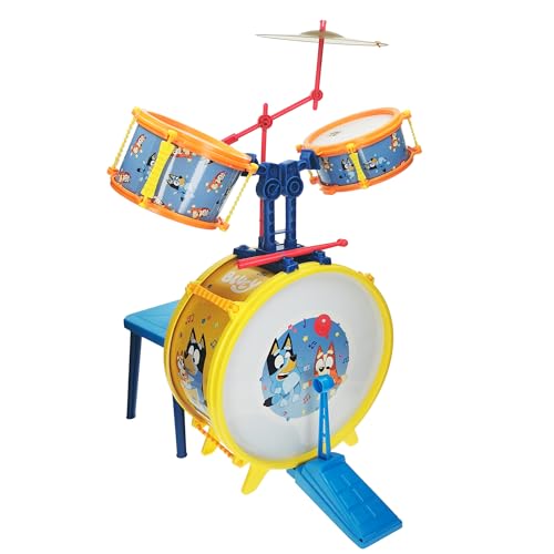 Bateria Musical Bluey con banqueta (REIG 2435)