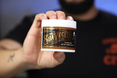 Foto von Suavecito Pomade Original Hold, Medium Hold Hair Pomade For Men, Medium Shine Water Based Wax, 4oz/113g