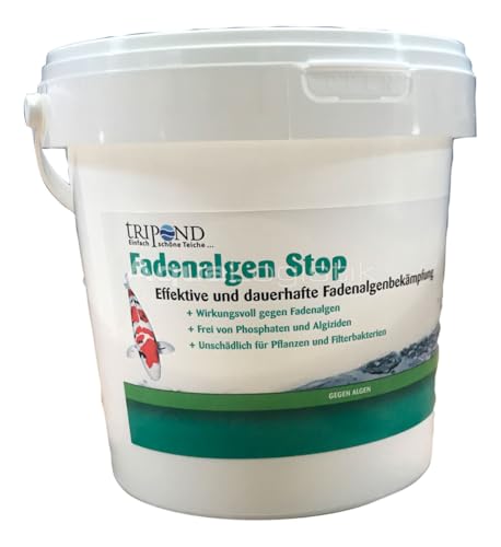 Tripond Fadenalgen Stop effektive und dauerhafte Fadenalgenbekämpfung 1/2,5/5kg Tripond Fadenalgen Stop Fadenalgenstop 1kg