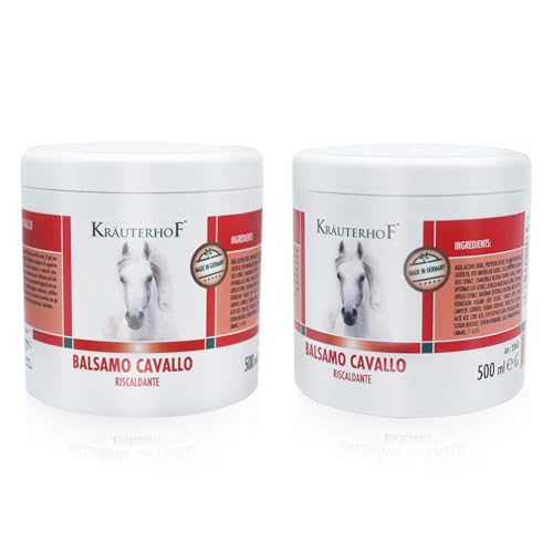 Kräuterhof Balsamo del cavallo riscaldante, extra forte, gel massaggiante -