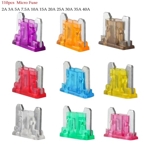 Fusibles pour voiture : assortiment complet de 2A à 40A pour sécuriser votre circuit électrique - 3