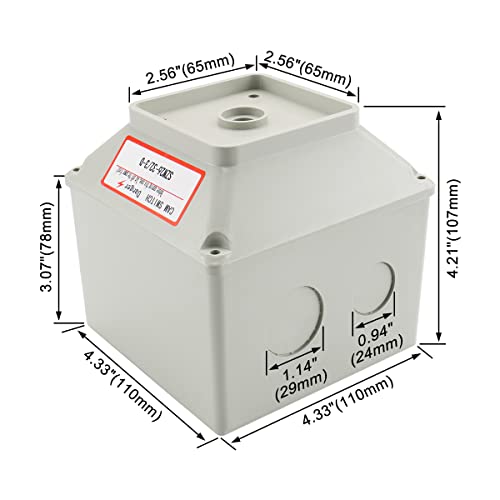 Baomain Interruptor Mestre Gabinete Externo Trabalho Para Interruptor De Came Rotativo De 40 Amperes