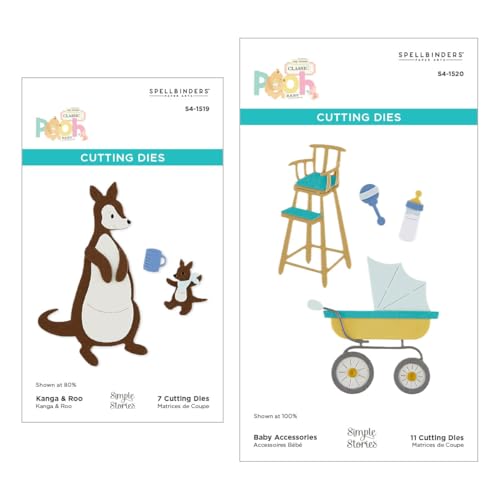 Matrice de découpe Kanga & Roo scrapbooking histoires simples