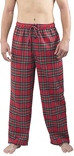 NORTY Flannel Pajama Pants for Men - Comfortable PJ Bottoms for Adults - Men's Sleepwear - Cotton/Poly Blend