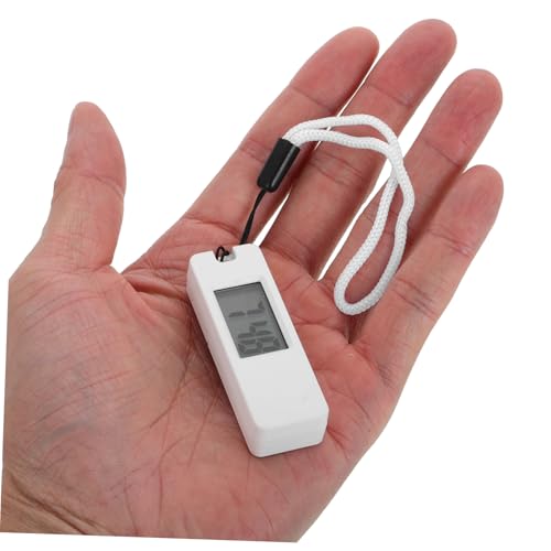 MAGICLULU Digitale Mini Taschenuhr Schlüsselanhänger Leise Elektronische Uhr Mit Klarem Display Für Studenten Rucksack Reise 2 Stück in Modischen Bonbonfarben