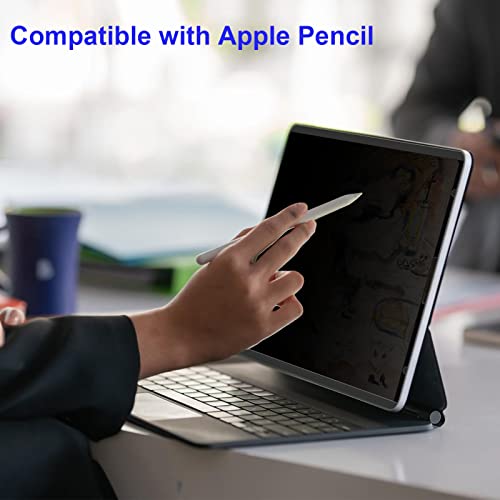 Mamol Magnetic Ipad Pro 12.9 Inch Privacy Screen Protector For Apple Ipad Pro 12.9" 6Th 5Th 4Th 3Rd Generation 2022 2021 2020 2018, Removable Reusable Anti Spy Blue Light Glare Privacy Filter, High Sensitive Bubble Free Private Screen #TOP5