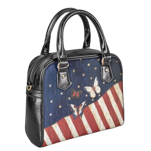 Bolso de cuero vintage HUGS IDEA para mujer miniatura 3