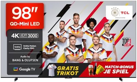 TCL 98Q7C QLED Mini LED Fernseher, 98 Zoll, 4K HDR Premium, Dolby...