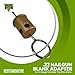 Trip Alarm Co .22 Nailgun Blank Adapter for 12 Gauge Perimeter Trip Wire Alarm – Desert Brown Nailgun Blanks for Perimeter Security – Compatible with Camping Trip Alarms & Outdoor Defense Systems