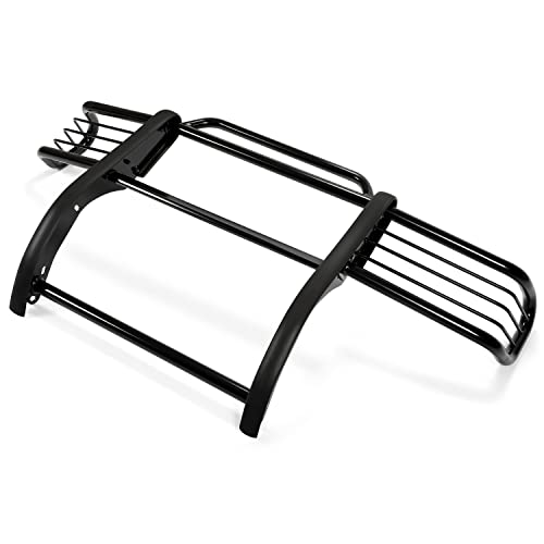 Hecasa Grille Guard Compatible With 1999-2002 Toyota 4Runner Brush Grille Grill Guard Black Powder Coated Steel #TOP2
