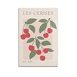 Farbenfroher Druck auf Leinwand, Motiv Obstmarkt, Geschenk für Freunde oder für den eigenen Gebrauch, Schlafzimmer, Wohnzimmer, Dekoration, ästhetisch, ungerahmt, 20 x 30 cm