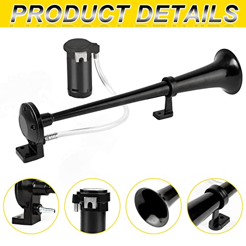 DZANKEN Clacson Auto 150dB Trombe Auto 12v Tromba