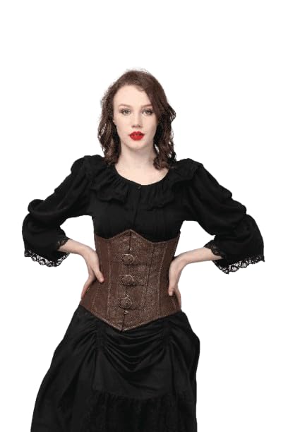 corset vogue CORSETVOGUE Steampunk Under Bust Corset/Stylish Waist Shaper for woman-picture-25