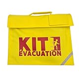 SACOCHE marquée KIT EVACUATION (sacoche fournie vide) - Dimensions : 37 x 30 x 6 cm