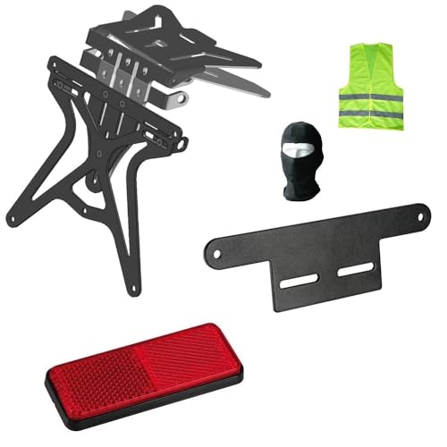 DESCRIZIONE DEL PRODOTTO: -OMAGGI COME IN FOTO!! -TUTTI E 2 I PRODOTTI VANNO MONTATI INSIEME DIRETTAMENTE SUL PORTATARGA AERO-X UNIVERSALE -1° PORTATARGA: - Il portatarga è universale e non specifico, può essere adattato apportando anche qualche modifica, essendo un portatarga sportivo e regolabile - Attacco sottocodone piatto - Finitura a polvere epossidica - Regolazione altezza, larghezza ed inclinazione - Regolazione escursione frecce - Predisposizione luce targa - Dimensioni: Dimen