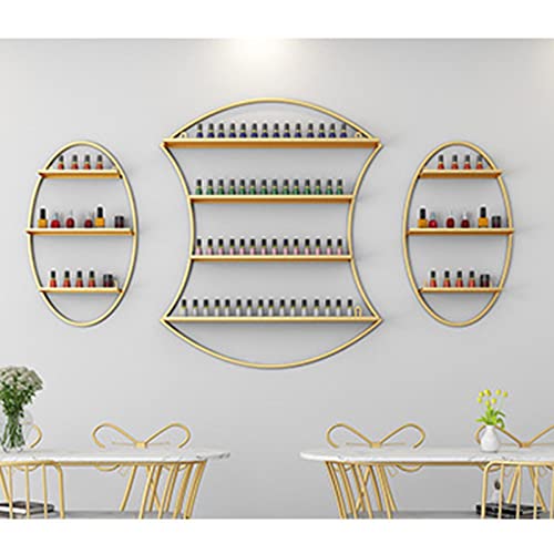 Rangement pour vernis à ongles mural et huiles essentielles avec étagères
