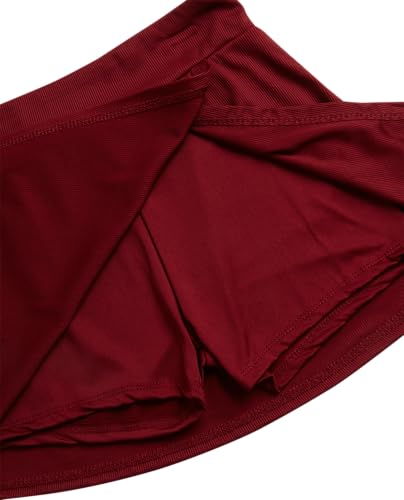 Image of RBX Girls Athletic Skort Set - 2 Piece Workout Outfit with Performance Graphic Tee & Athletic Skort for Girls
