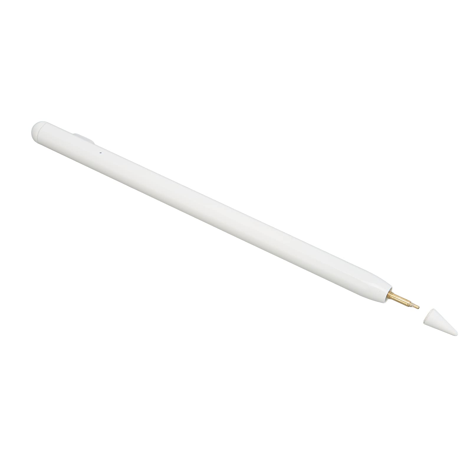 Lápiz Capacitivo para Tableta Lápiz óptico Magnético Recargable Fácil de Usar para Dibujar Grabación Aprendizaje Aleación de Aluminio Blanco para Tabletas