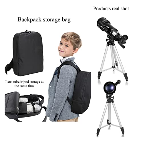 Telescopio 70mm para astronomía, portátil y potente miniatura 7
