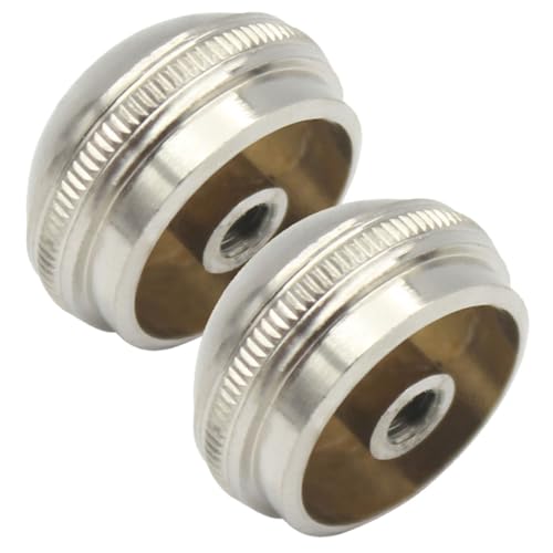 NULYLU Flute Accessories End Cap Screw Cap for Flute Headjoint and Comfortable Fit 2 Pack