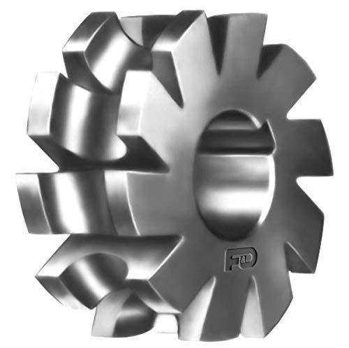 F&D Tool Company 12651-C232 Concave Cutter, Arbor Type, High Speed Steel, Form Relieved, 3/4" Diameter of Circle, 3.75" Diameter of Cutter, 1.25" Hole Size #1