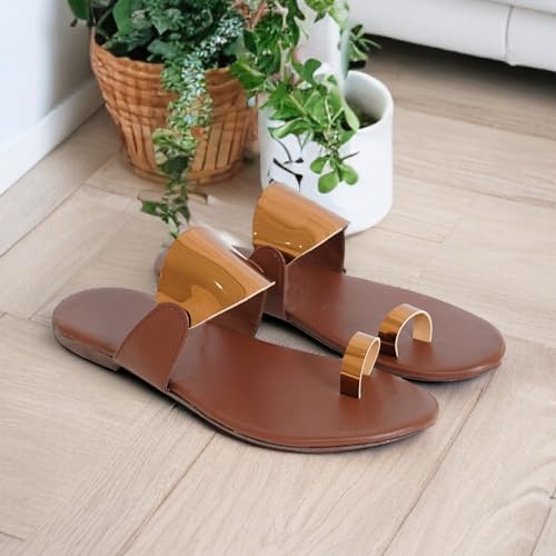 Image of DFR Women Casual Cushioned Flat Slippers Woman